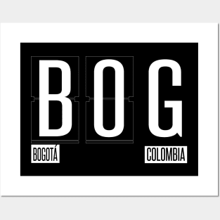 BOG - Bogota Airport Code Souvenir or Gift Shirt Apparel Posters and Art